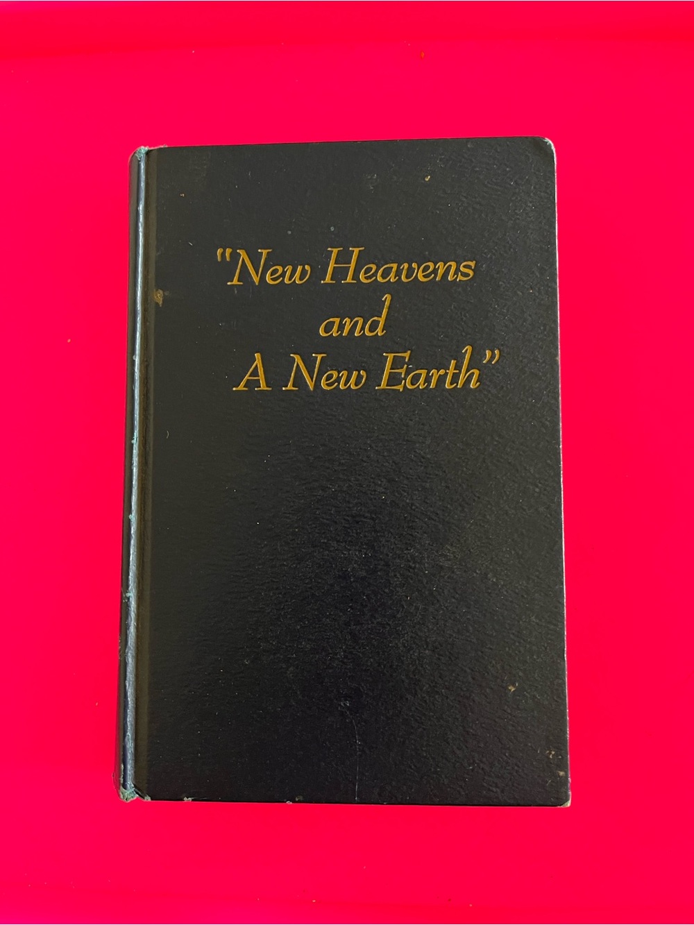 Blue Hardcover - New Heavens and A New Earth Copyright 1953